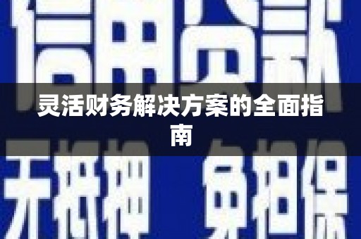 临河灵活财务解决方案的全面指南