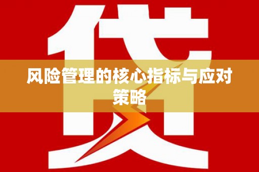 临河风险管理的核心指标与应对策略