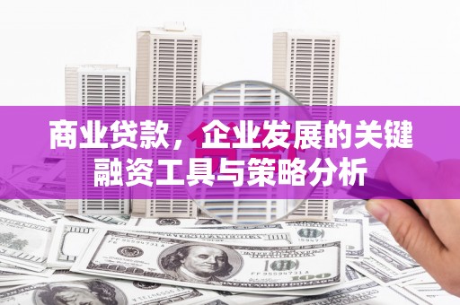 临河商业贷款，企业发展的关键融资工具与策略分析