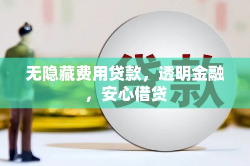 临河无隐藏费用贷款，透明金融，安心借贷