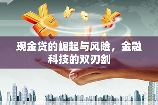 临河现金贷的崛起与风险，金融科技的双刃剑