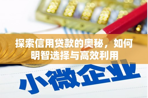 临河探索信用贷款的奥秘，如何明智选择与高效利用