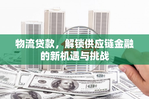 临河物流贷款，解锁供应链金融的新机遇与挑战