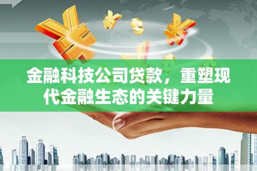 临河金融科技公司贷款，重塑现代金融生态的关键力量