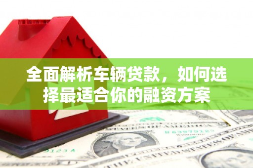 临河全面解析车辆贷款，如何选择最适合你的融资方案