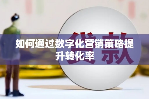 临河如何通过数字化营销策略提升转化率