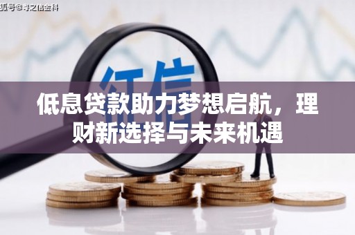 临河低息贷款助力梦想启航，理财新选择与未来机遇