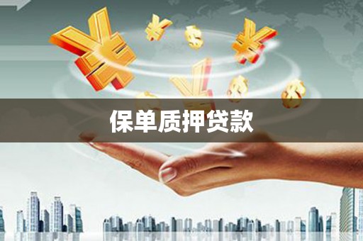 临河保单质押贷款