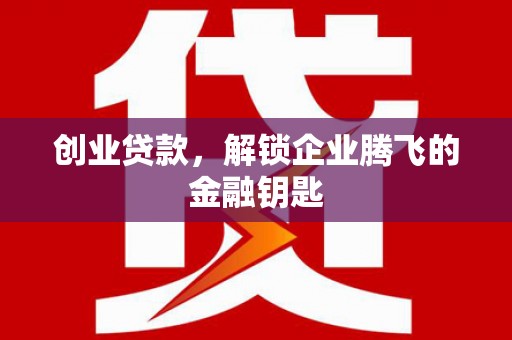 临河创业贷款，解锁企业腾飞的金融钥匙