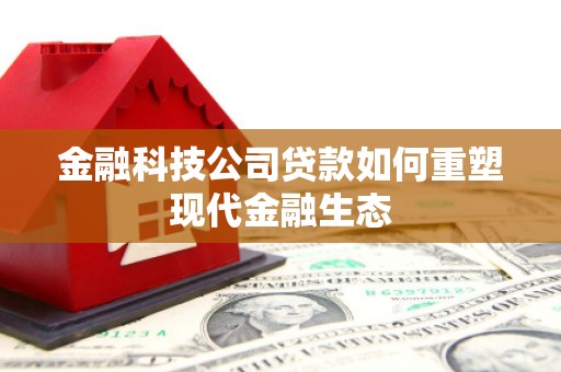 临河金融科技公司贷款如何重塑现代金融生态